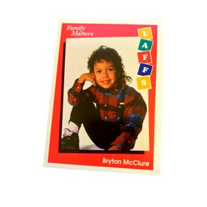 Carta coleccionable de Family Matters n.° 38 (1991) de Bryton McClure