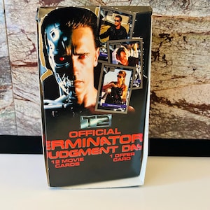 Terminator 1991 lege aandenken display vintage opbergdoos de dag des oordeels