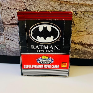 Batman Returns Keepsake 1991 lege opbergdoos 8 x 6 x 2