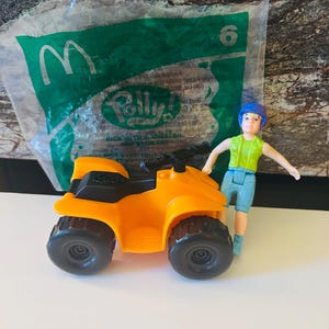 Polly Pocket 2004 Rick with 4 Wheeler Happy Meal Toy