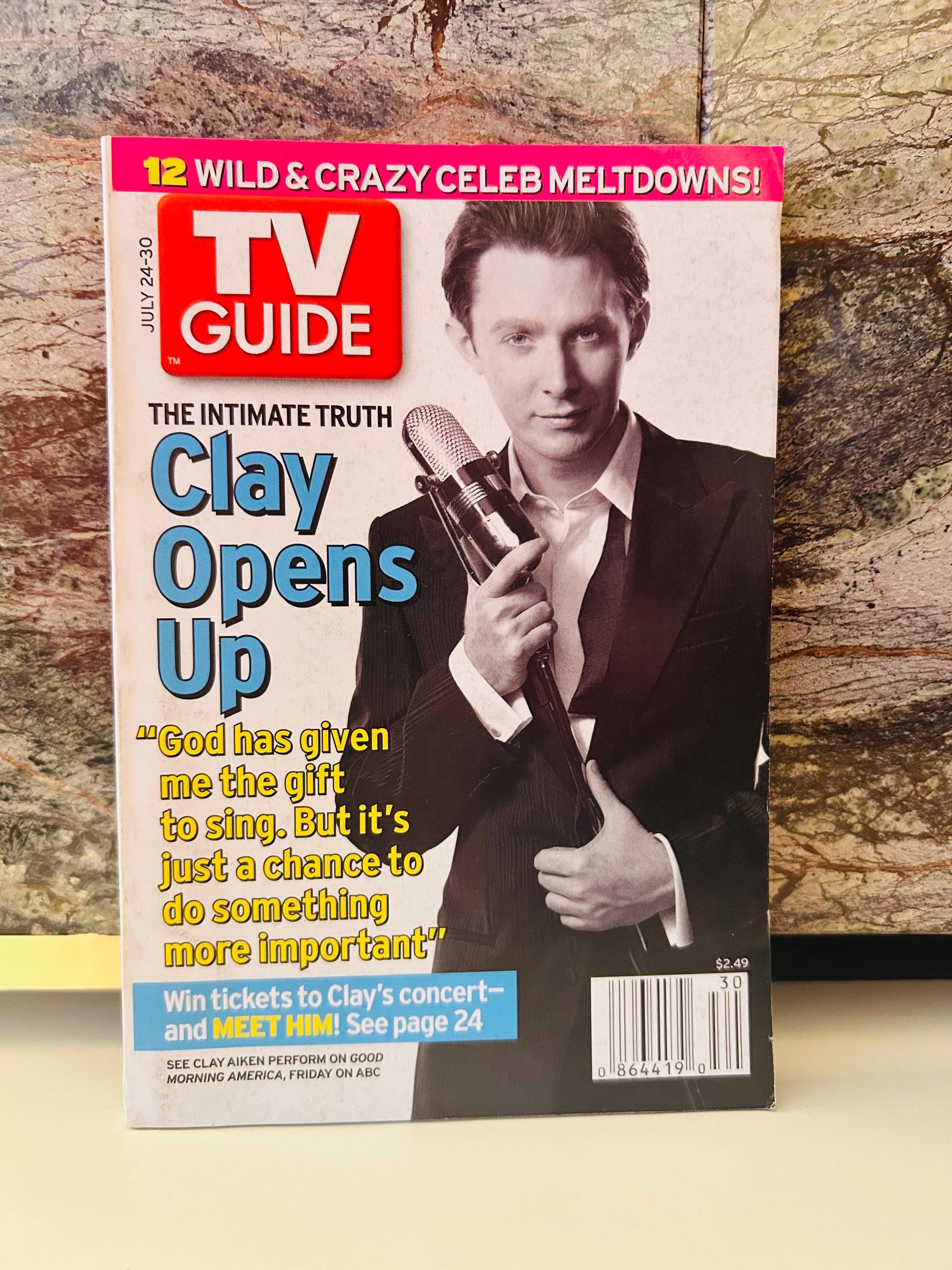 Clay Aiken TV Guide (2005) July 24-30 Edition - Etsy