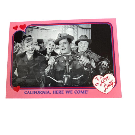 LUCY  : First Landing 公式フォトブック トレカ I Love Lucy #61 Trading Card (1991) - Etsy