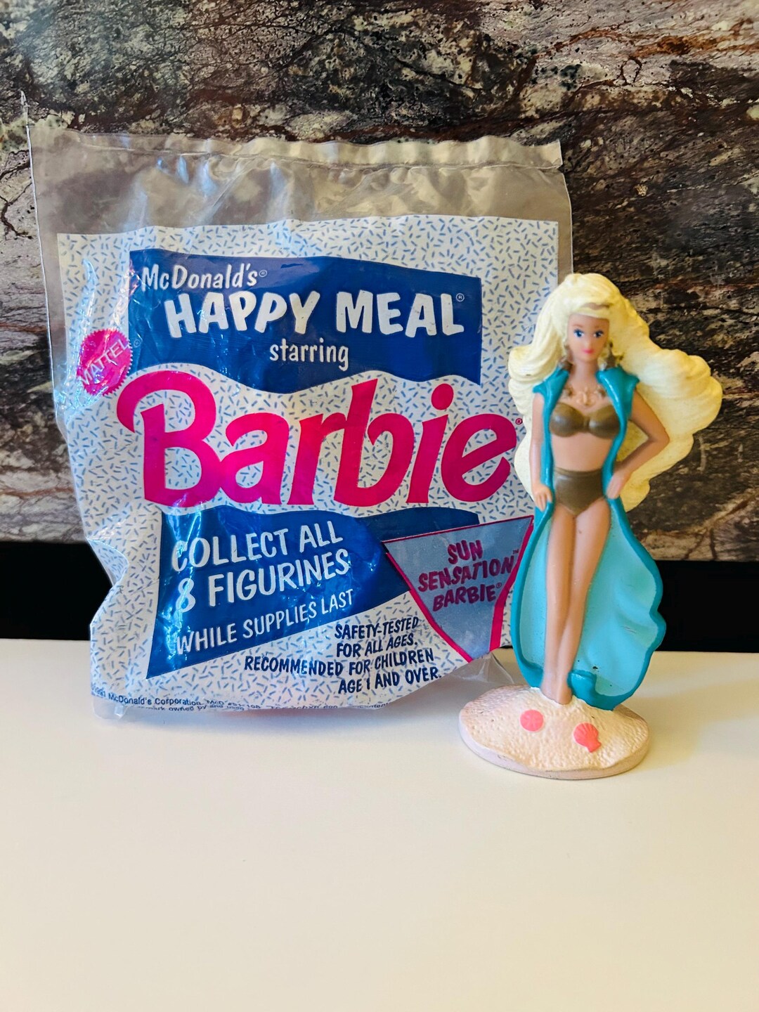 Sun Sensation Barbie 1991 Barbie Toy, Cake Topper