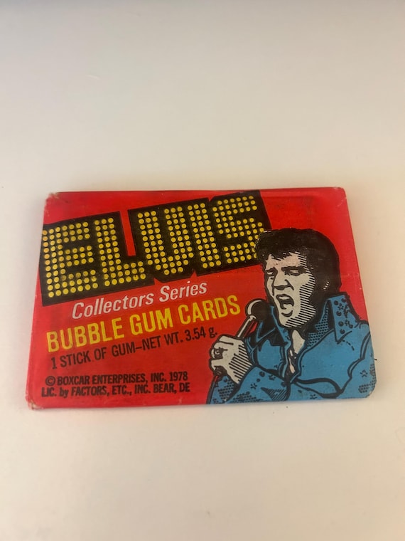 1978 Elvis Presley Unopened Trading Card Pack - Etsy