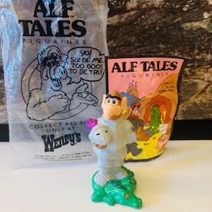 Alf Figure 1990 Wendy&#39;s Alf Tales Toy