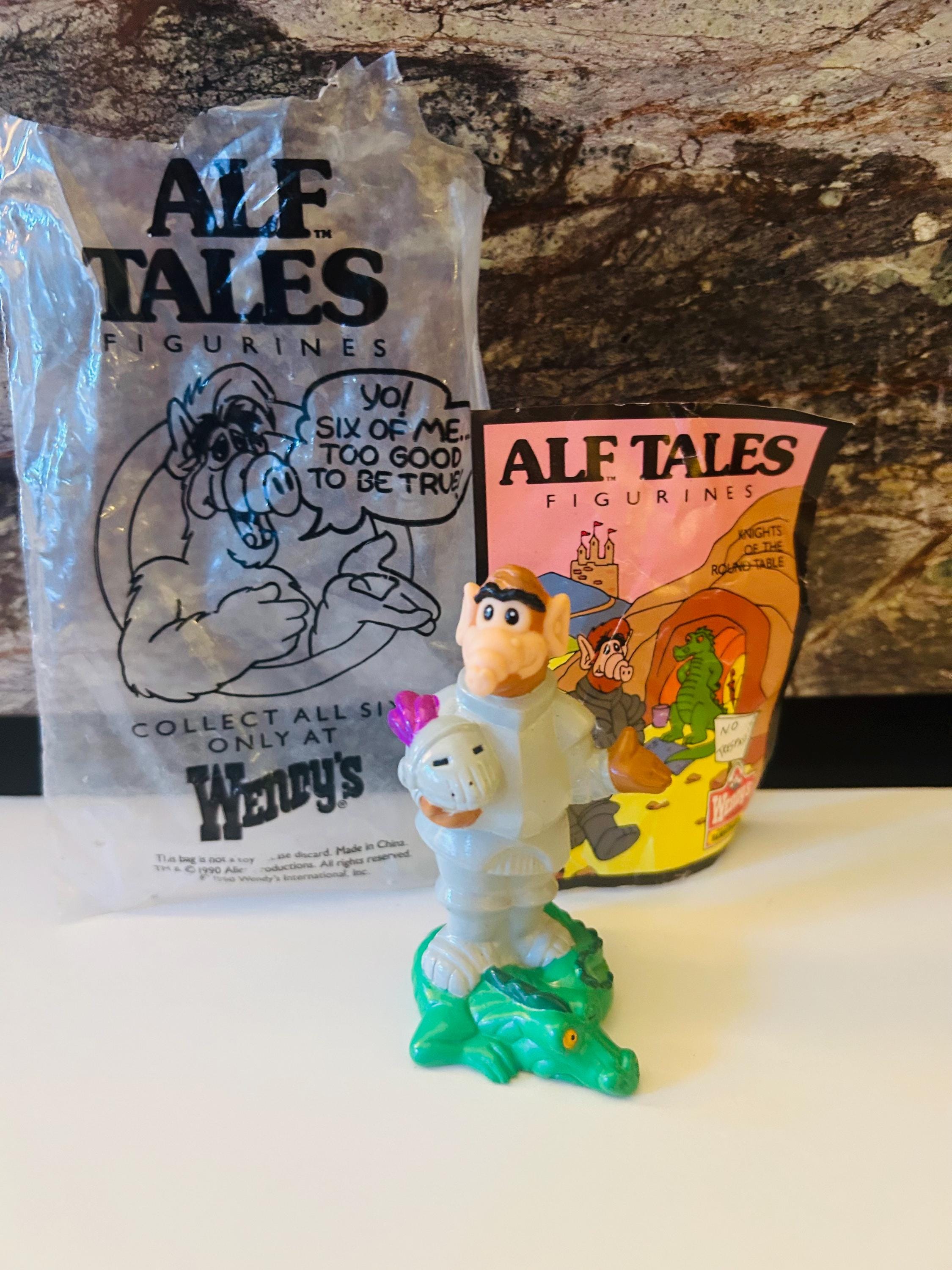 ALF Tales ウェンディーズ ミールトイ 全6種 フルコンプ 新品 アルフ Wendy's ALF アルフ ミールトイ フィギュア Kids Meals toy 臭