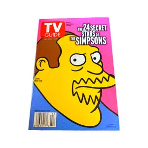 Comic Book Guy The Simpsons Collector&#39;s Cover TV Guide (2000)