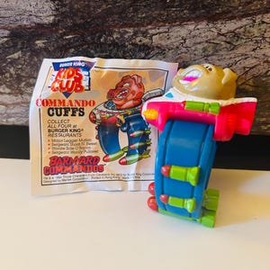 Commando Cuffs Burger King Kids Club 1990 Toy