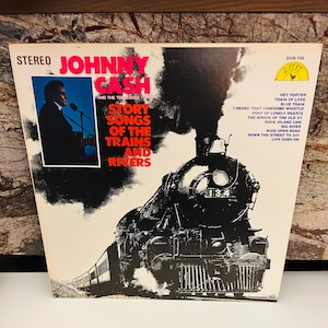 Johnny Cash 1969 LP Vinyl Story Songs of the Trains and Rivers Album
