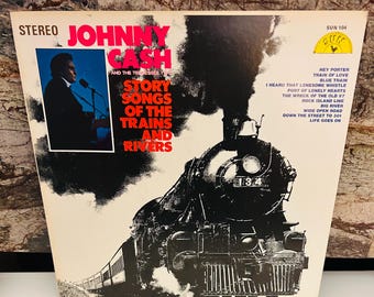 Vinyle LP Johnny Cash 1969, histoire Songs of the Trains and Rivers Album