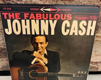 Johnny Cash 1958 LP Vinyl The Fabulous Johnny Cash Album