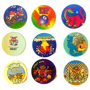 90s Pogs - Nine Pogs