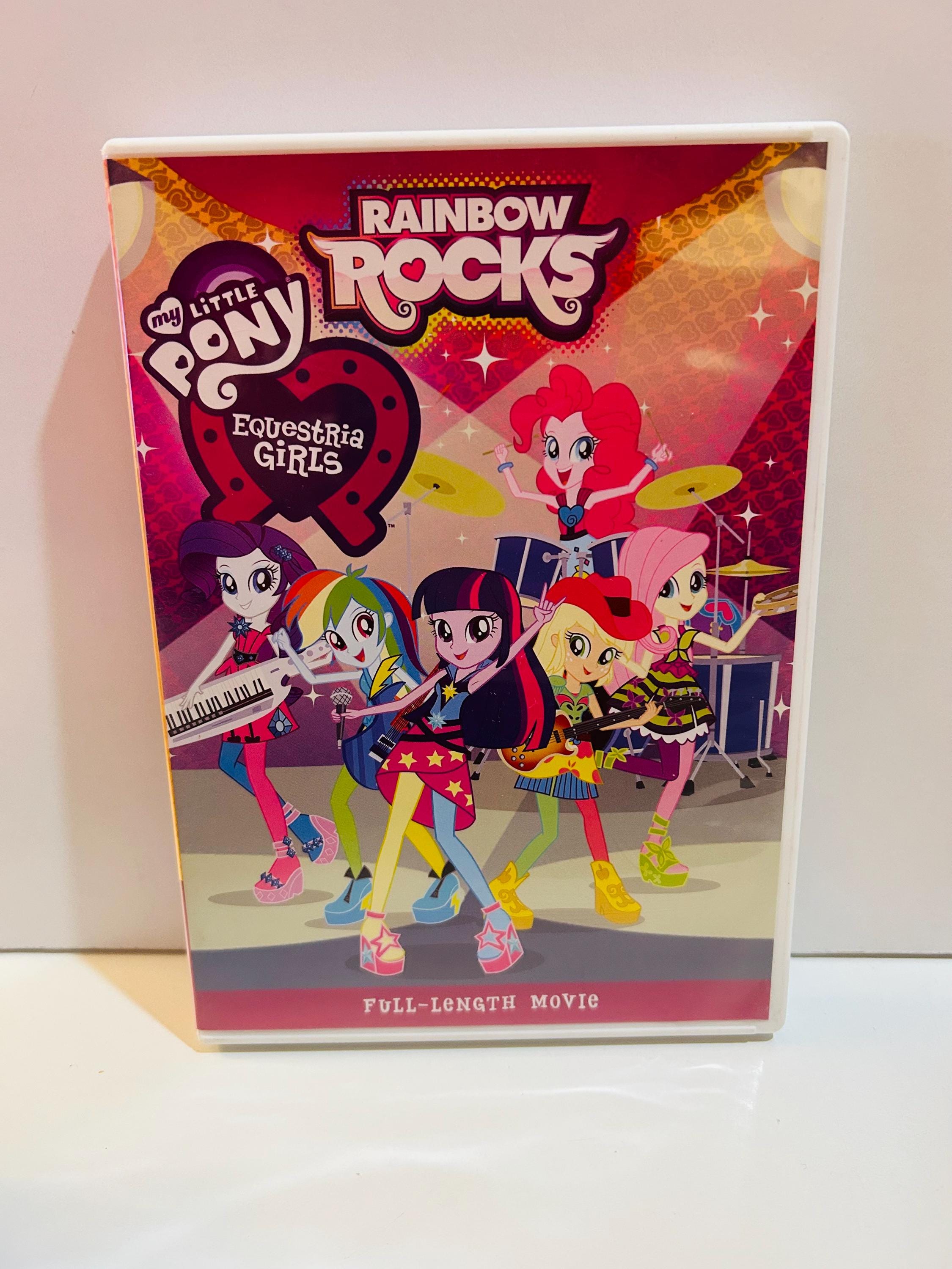 My Little Pony Rainbow Rocks DVD Equestria Girls - Etsy Israel