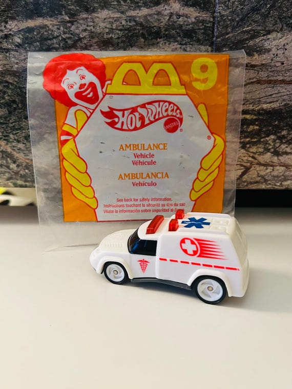 Hot Wheels Ambulance 1997 Happy Meal Toy - Etsy Canada
