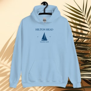 Hilton Head Sailing Club Sudadera bordada / Sudadera con capucha bordada / Sudadera East Coast Sailing Club