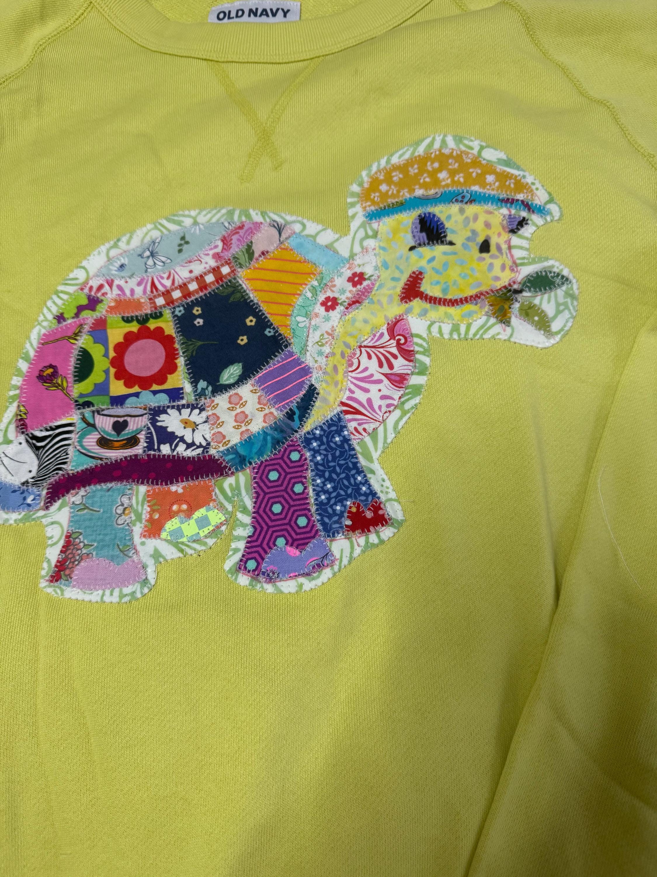 Tommy Turtle AKA Timmy Tortoise Raw Edge Applique Design Pattern - Etsy
