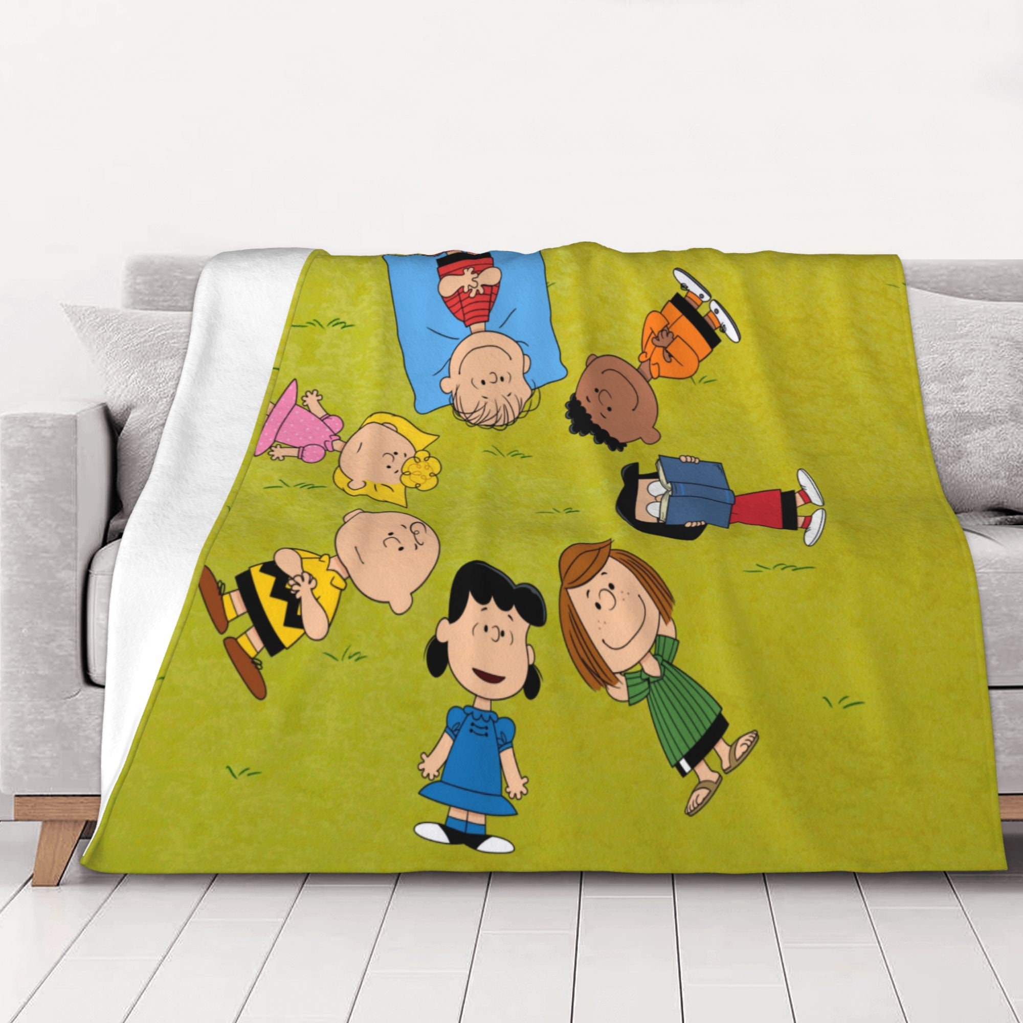 Custom Name Snoopy Blanket Personalized Blanket Soft Flannel Blanket Christmas Blanket Halloween