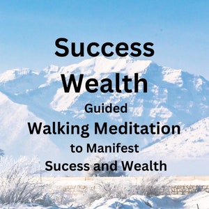 15 Minute Guided WALKING Meditation to Manifest Success and Wealth