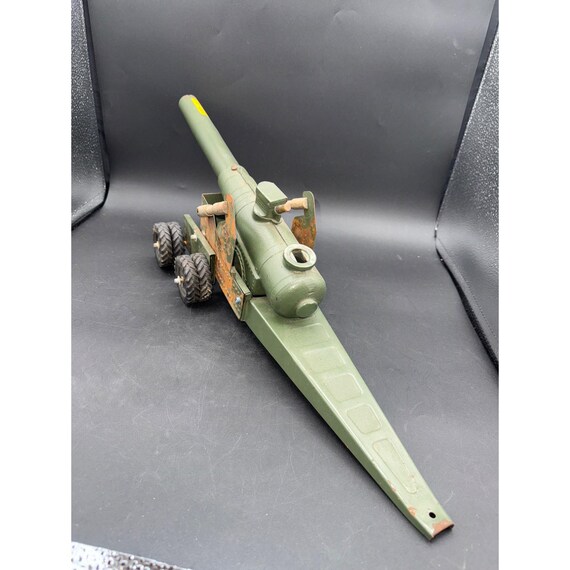 Vintage 1958 Big Bang Cannon Military Artillery Toy for Parts