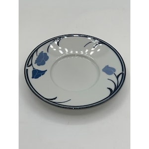 Tivoli Tulips Saucer Belles Fleurs Blue by Dansk Blue and White