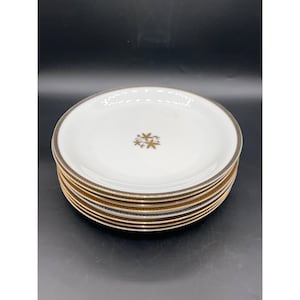 Noritake China Goldston #5595 Discontinued. Actual: 1954 - 1964 dinner plate 10 1/2 inch