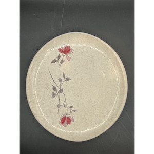 Franciscan Duet Rose Eclipse Earthenware Retired Dinner plate 10.75 / 10.25