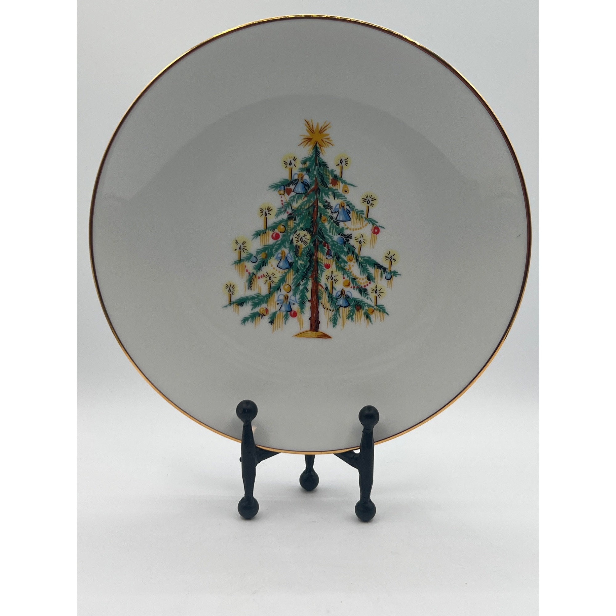 ヴィンテージ HUTSCHENREUTHER (1814) クリスマスプレート「クリスマス