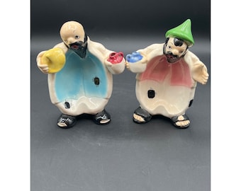 Treasure Craft Mexican Hobo Ceramic Figurine Pair