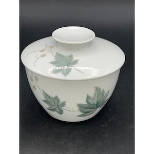 Noritake Cookn Serve China Covered Sugar Bowl 102 Wild Ivy Design Detergent Proof