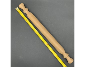 Thin Nineteen Inch Long Wood Rolling Pin