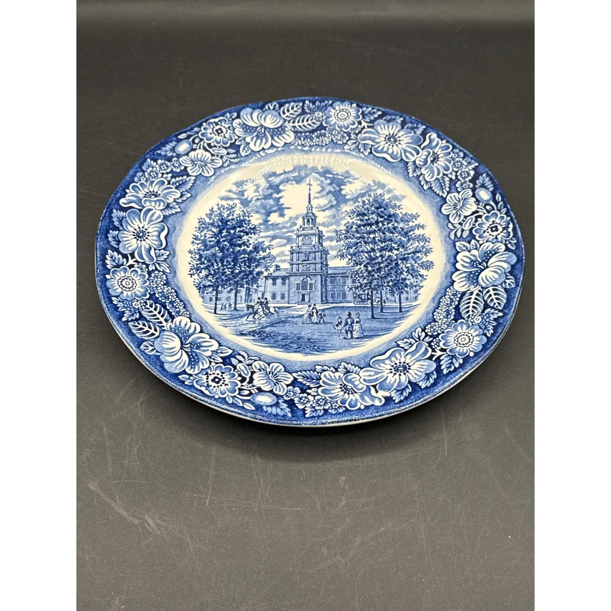 Liberty blue plates - Etsy 日本
