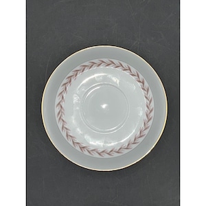 Noritake China Rosemont 5048 Saucer 5.5" Vintage Discontinued Japan Fine Porcelain Gold Trim