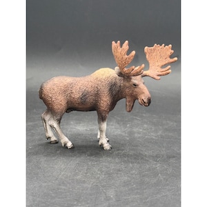 Schleich Figurine d&#39;orignal marron, jouet animal sauvage réaliste à collectionner en plastique durable 4 x 5 pouces