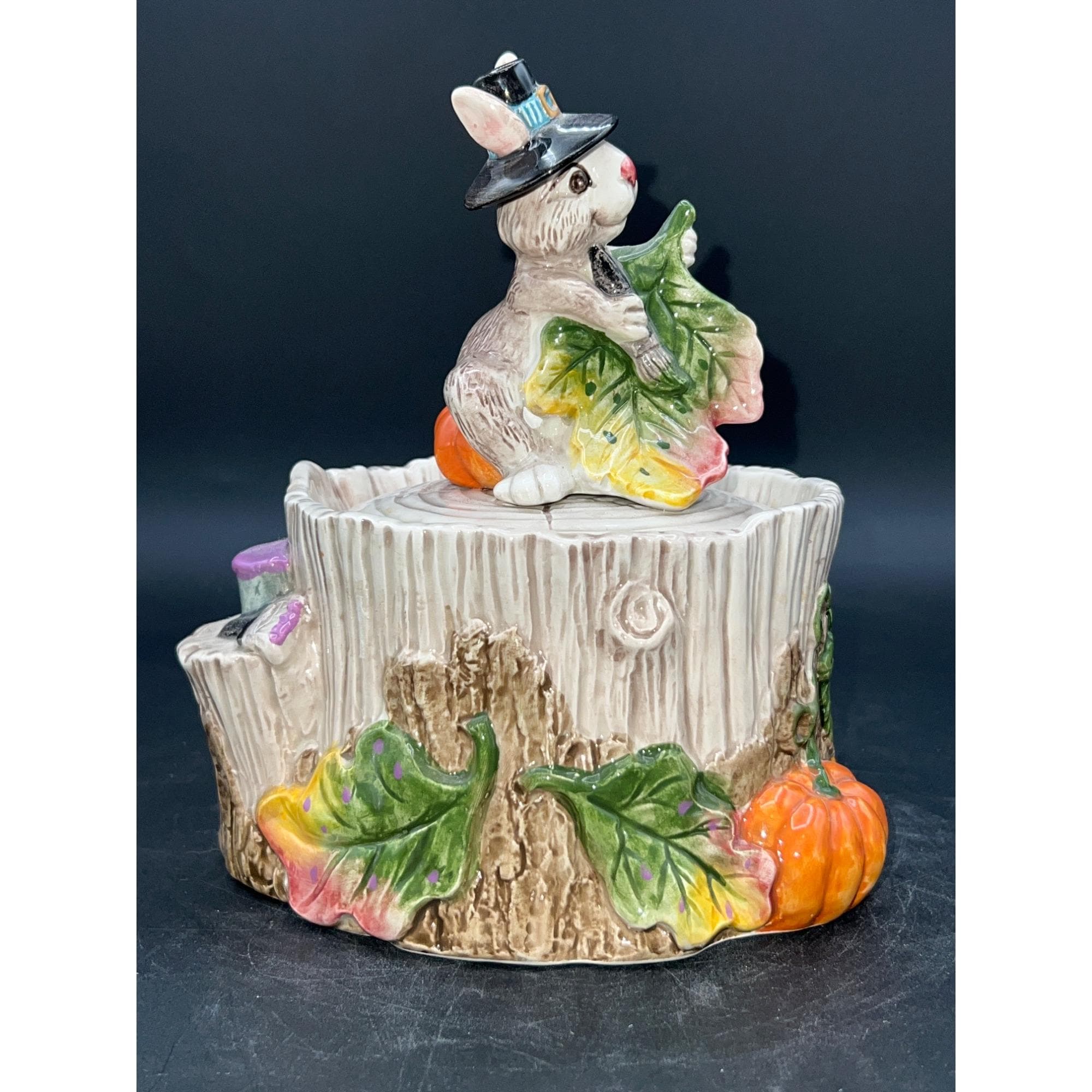 Fitz and floyd rabbit cookie jar - Etsy 日本