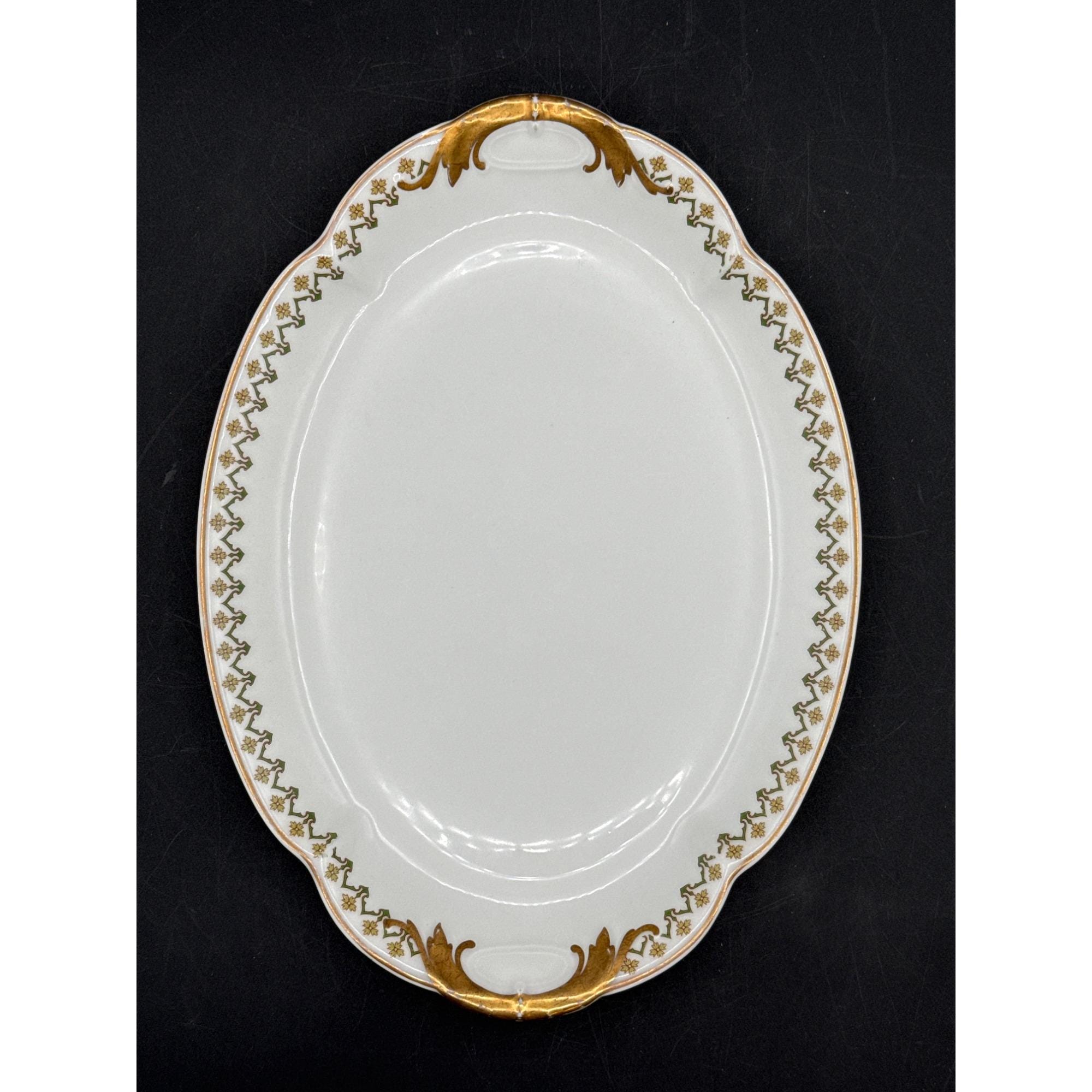 Vintage Haviland & Co Limoges France Oval Serving Platter 11.5