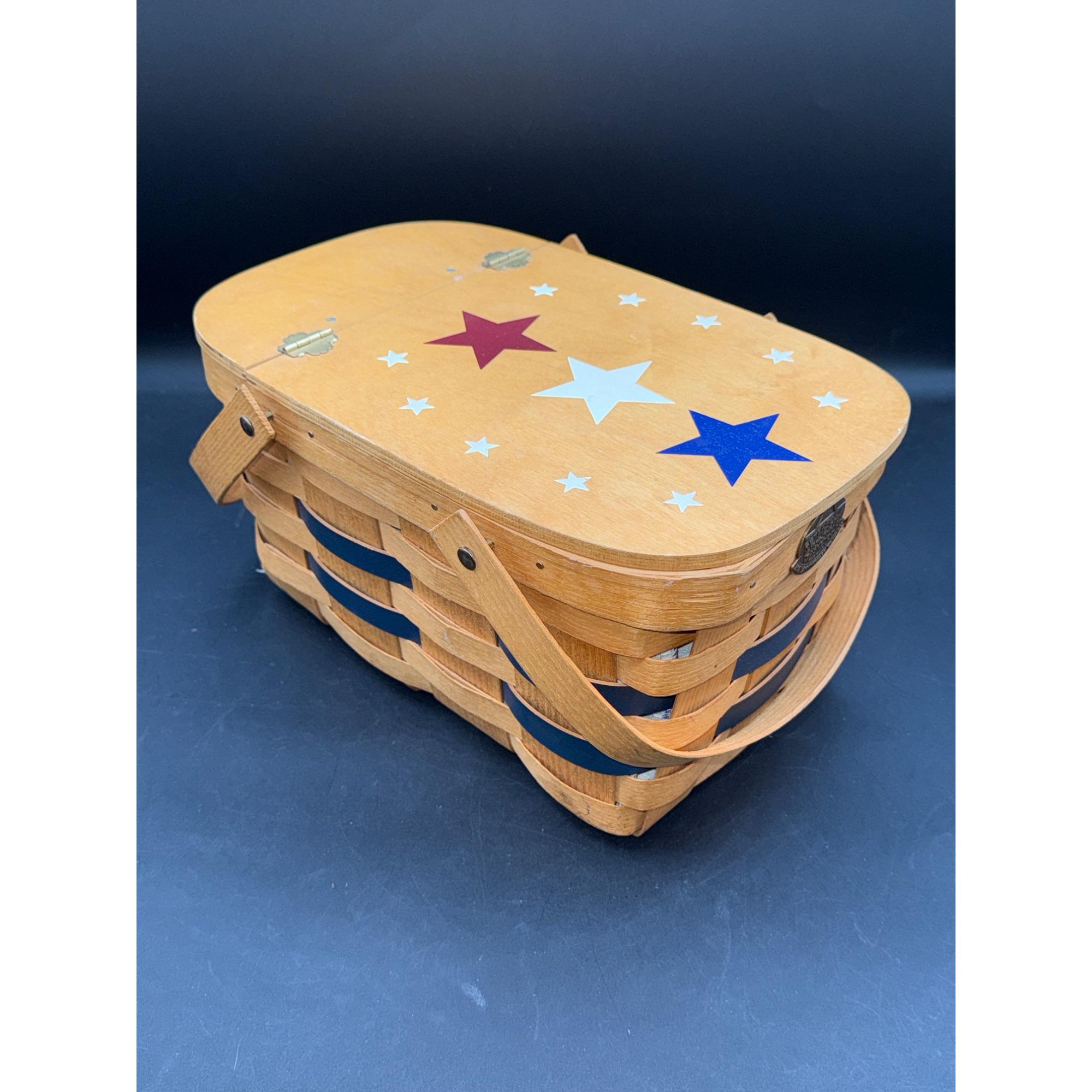 Handcrafted Peterboro Basket Co. 150th Anniversary Edition Picnic