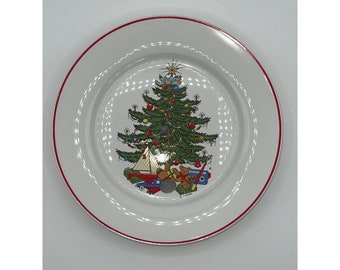 Cuthbertson American Christmas Tree Dinner plate (buy all 4 get a free mug)