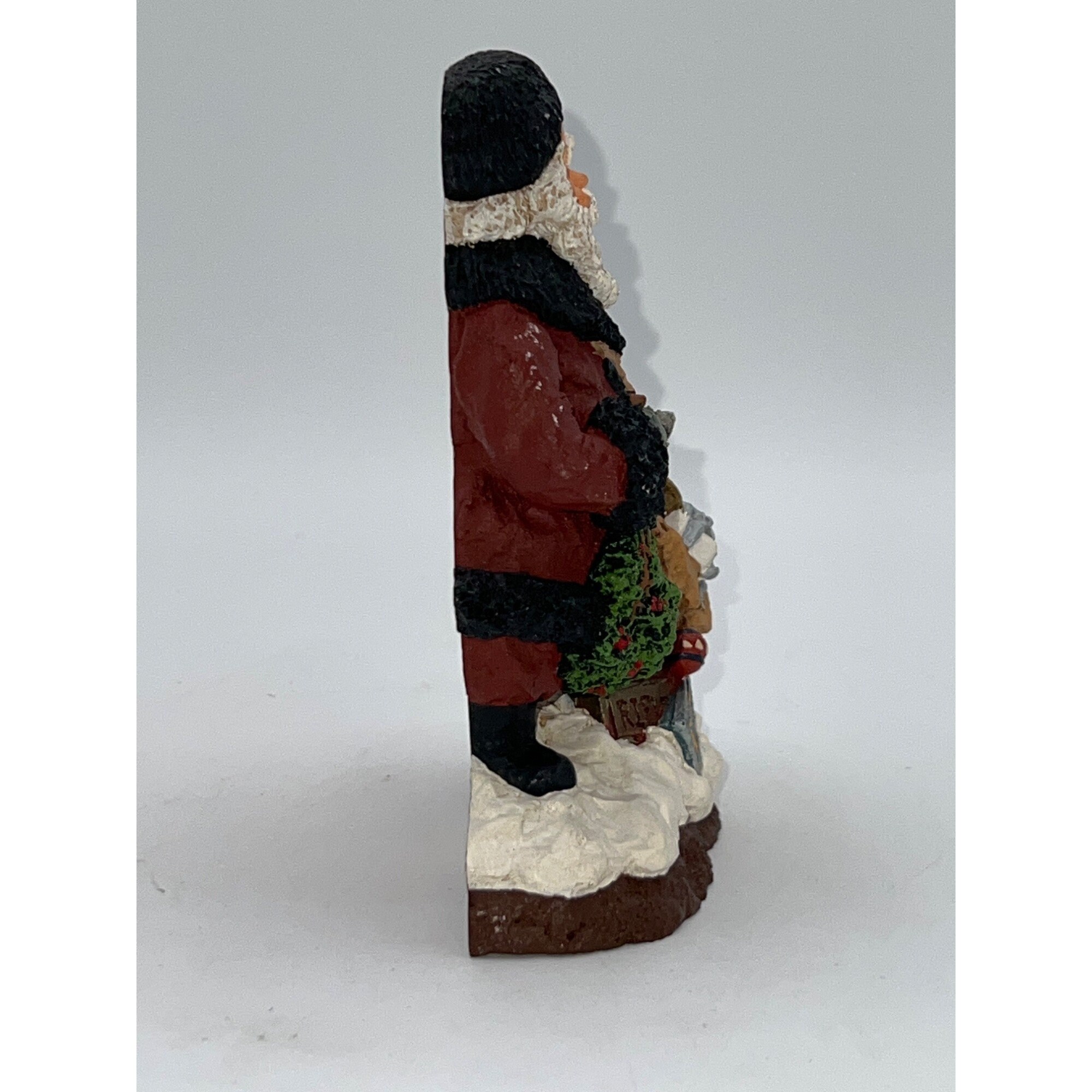 1996 Jolly Ole St Nick Signed June Mckenna Santa Claus Figurine