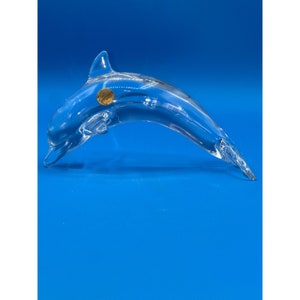 Cristal D'Arques 24% blyhaltig kristall delfin klar pappersvikt konstglas