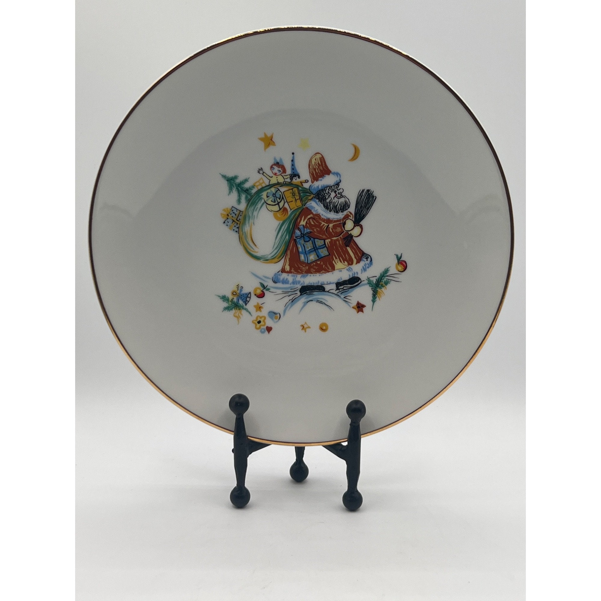 Vintage HUTSCHENREUTHER (1814) Christmas Plate 