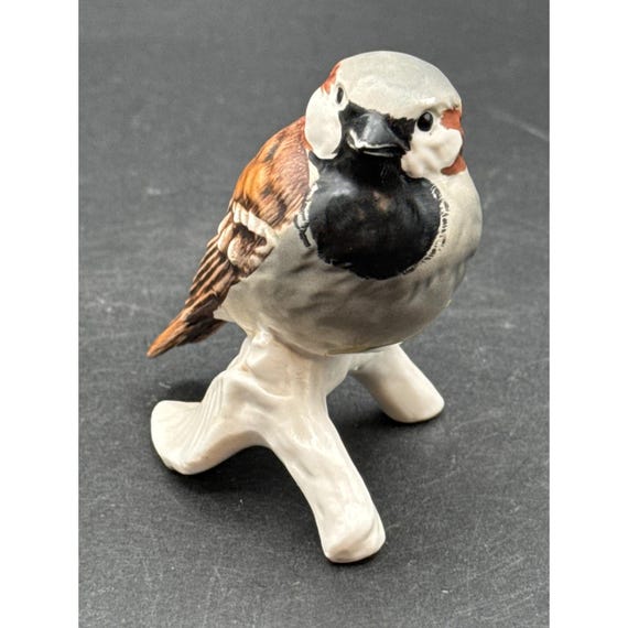 ゲーベル西ドイツ磁器鳥の置物5体セット 様々な種 手描き コレクターズ
