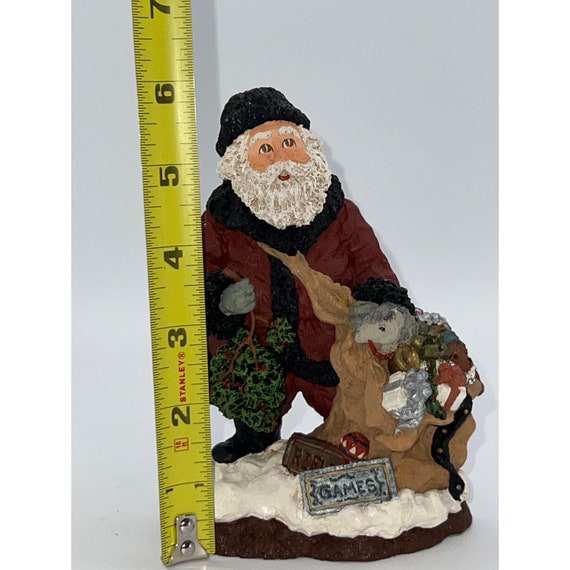 1996 Jolly Ole St Nick Signed June Mckenna Santa Claus Figurine