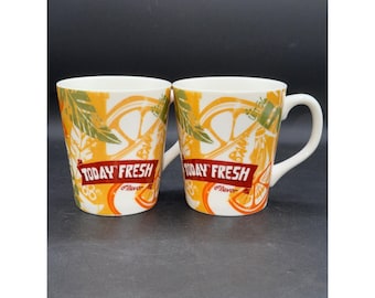 Starbucks Coffee Mugs, Set of 2, Burnt Orange Spice Color, 14 Oz Mugs - Etsy