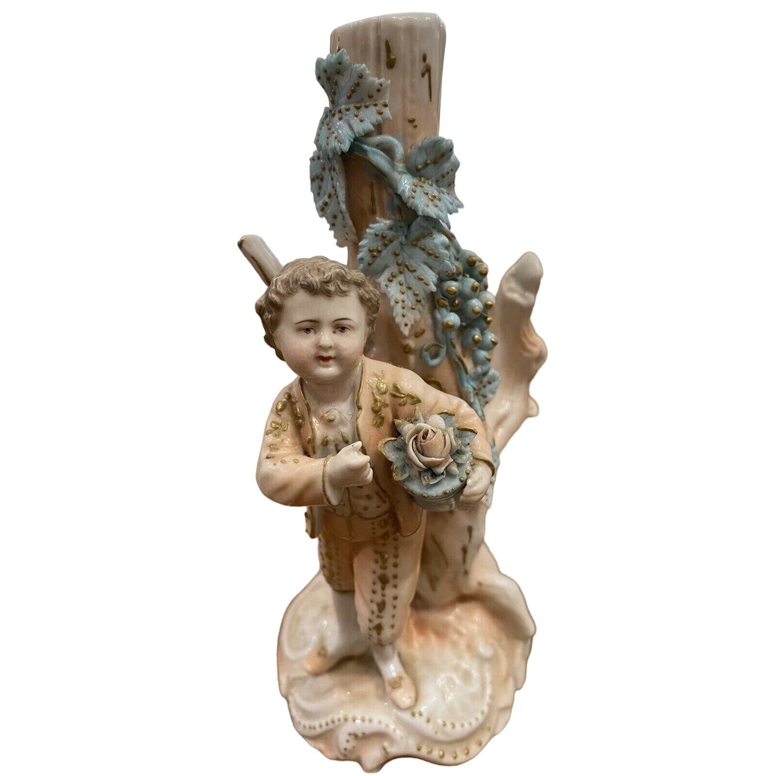 50体限定、ジッツェンドルフ(Sitzendorfer)恋人文透かしコンポート