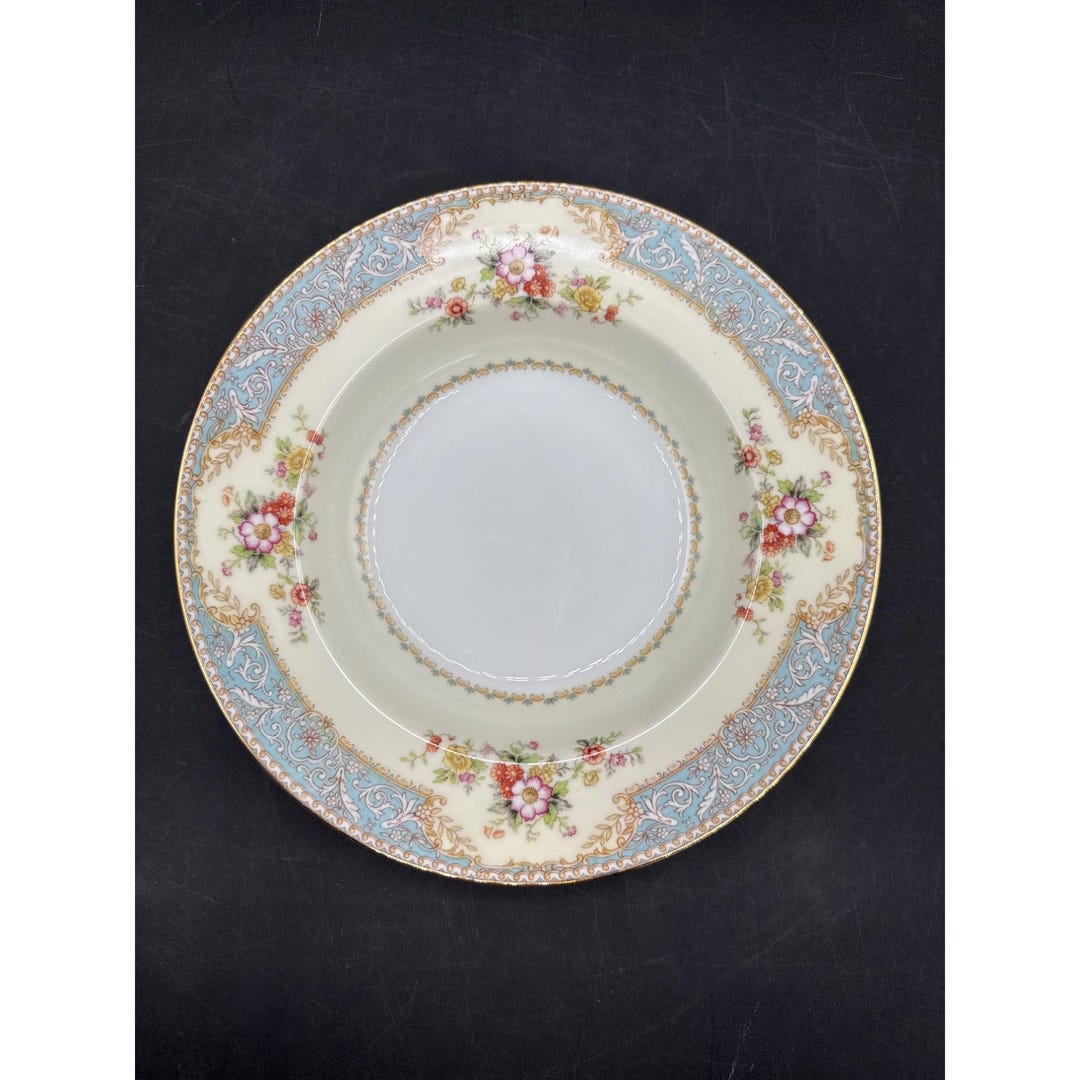 Vintage Noritake China Blue DAWN Pattern 4715 Soup/coupe Bowl - Etsy