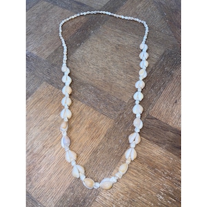 18” pukka shell large and tiny concha shell necklace