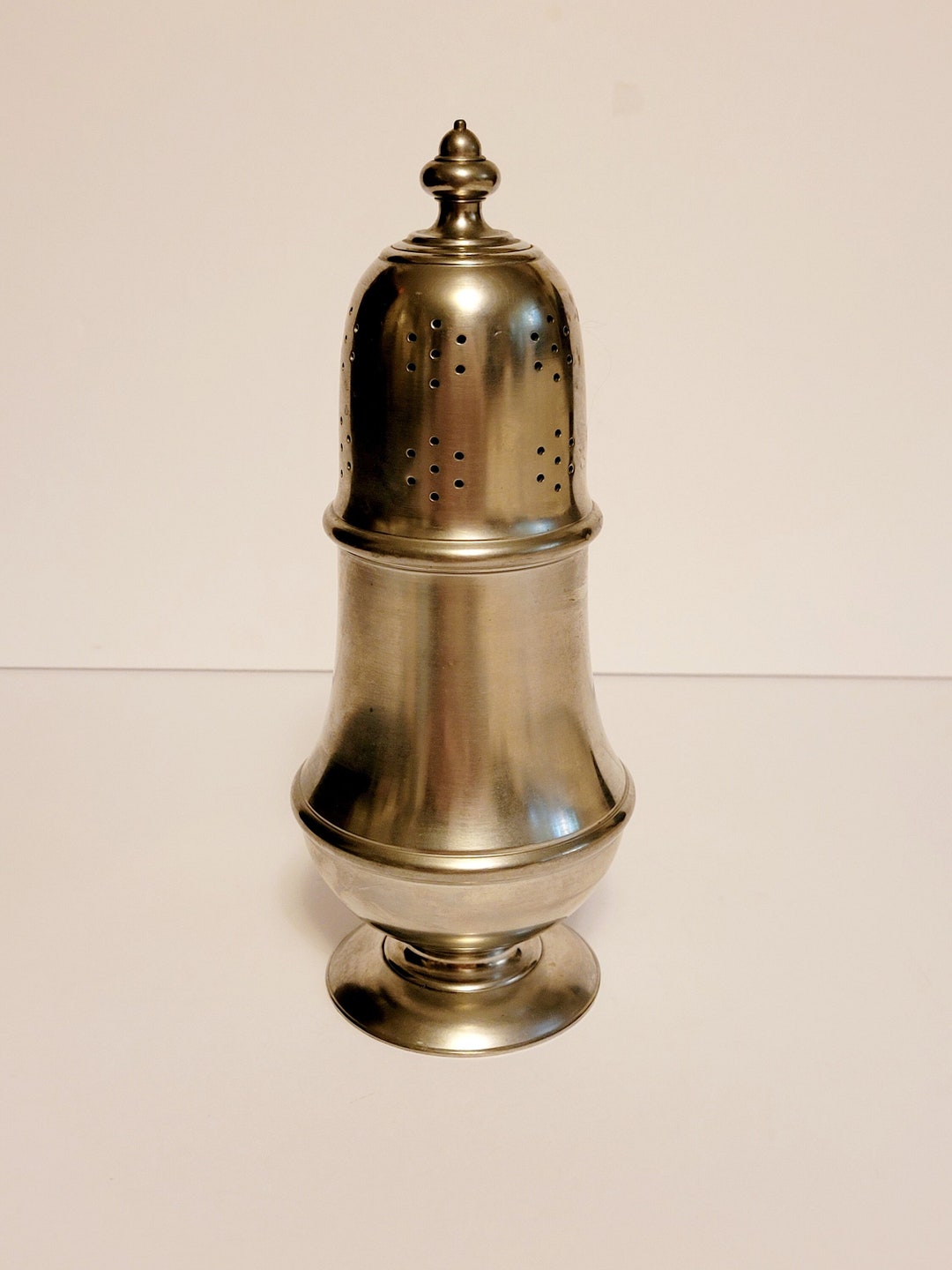 Vintage Pewter Muffineer Sugar Shaker Royal Daalderop KDM 8 Made in