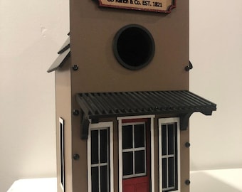 Bird House Laser Cut File, SVG Files Template for Glowforge, xTool, CNC, plasma, and Laser Cutting Machines, Bird Feeder and Birdhouses DXF