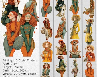 Serene Autumn PET Tape – Scrapbooking, Journaling, Decorative Craft Supplies – Tax Included – SRP147