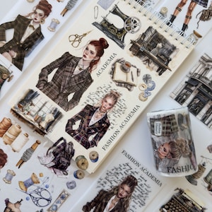 Plakboek Fashion Academia-matte olietape